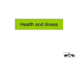 Health and illness - English Language Space