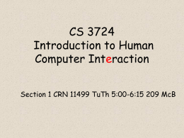 CS 3724 SP 04