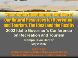 Institute of Outdoor Recreation and Tourism
