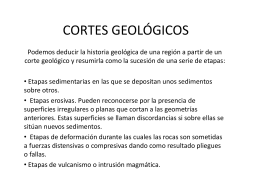 CORTES GEOLÓGICOS