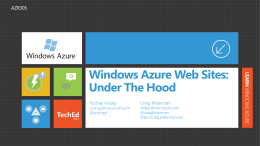 Windows Azure Web Sites: Under The Hood