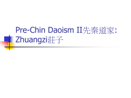 Pre-Chin Daoism II