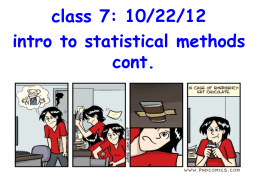 Inferential Statistics (K-19)