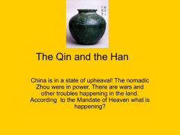 The Qin and the Han - Murrieta Valley Unified
