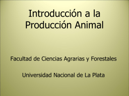 Introducción a la Producción Animal