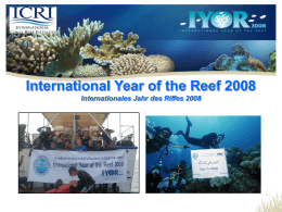 International Year of the Reef 2008