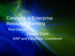 Concepts in Enterprise Resource Planning Third