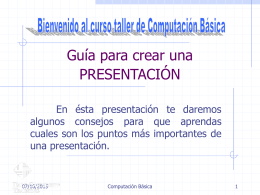 Presentación de PowerPoint