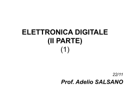 ELETTRONICA DIGITALE (II PARTE)