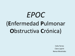 EPOC (Enfermedad pulmonar obstructiva crónica)