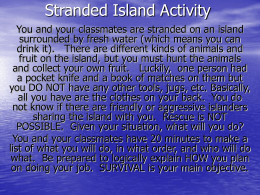 Stranded Island Activity