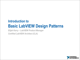 Introduction toBasic LabVIEW