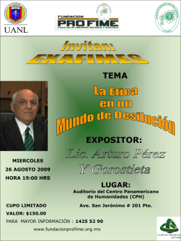 Diapositiva 1 - Fundación PROFIME