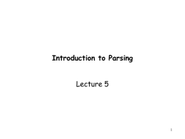 Introduction to Programming Languages and