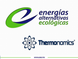 Diapositiva 1 - Energías Alternativas Ecológicas