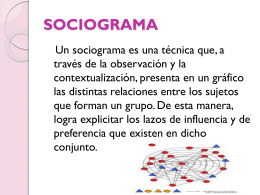 SOCIOGRAMA