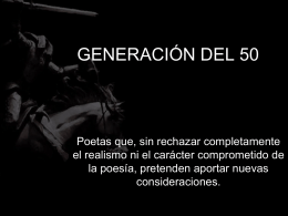GENERACIÓN DEL 50