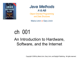 Java Methods A & AB - Skylight Publishing