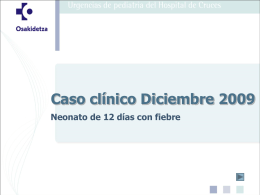 Caso clínico Enero 2008