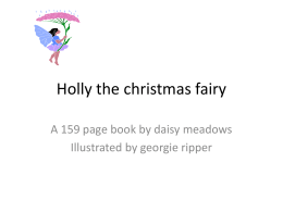 Holly the christmas fairy