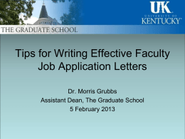 Institutional Types - University of Kentucky