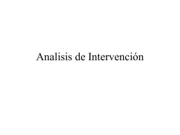 Analisis de Intervención