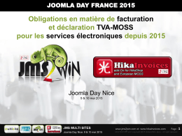 Jms Multi Sites for Joomla World Conference 2012