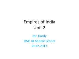 Ancient India Unit 2