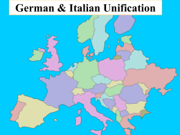 German & Italian Unification