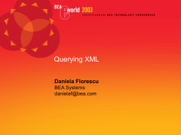 XML queries and updates
