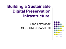 Building a sustainable digital library