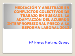 PREVENCIÓN DE RIESGOS LABORALES, IGUALDAD ENTRE