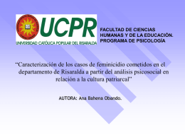 Diapositiva 1 - Universidad Católica de Pereira