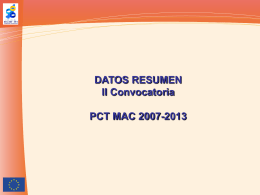 Diapositiva 1 - Programa de Cooperación