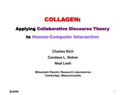 Applying Collaborative Discourse Theory to
