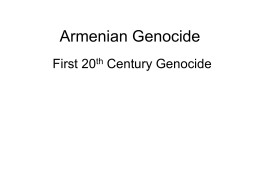 Armenian Genocide - Mountain View Los Altos