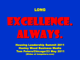 The Challenge: To Create More Value in All