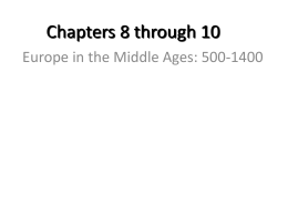 Chapters 8 through 10