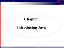 1. Java - Auburn University
