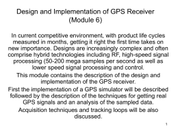 GPS Antenna Design - University of Ottawa