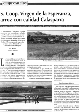 Vida Rural - Arroz de calasparra