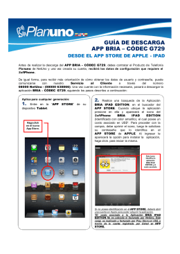 Guía de Descarga de SofthPhone BRIA
