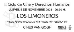 AMNISTIA INTERNACIONAL CICLO CINE entradas.cdr