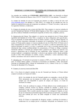 TÉRMINOS Y CONDICIONES DE COMPRA Y