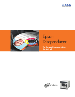 Epson Discproducer. - CNET Content Solutions