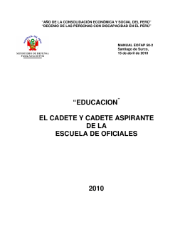 Manual EOFAP 50-2 - Escuela de Oficiales de la FAP