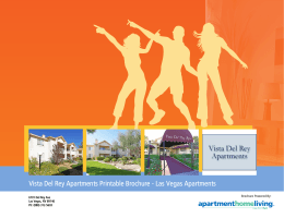 Vista Del Rey Apartments Printable Brochure