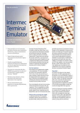 Intermec Terminal Emulator
