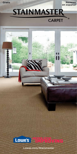 Lowes.com/Stainmaster Reverso en espanol ~ Gratis