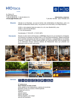 Ficha PDF - H10 Hotels